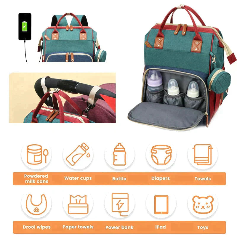 Foldable Baby Diaper Bag